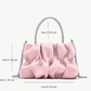 Elizabeth Pink Ruched bag