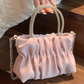 Elizabeth Pink Ruched bag