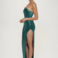 Tony Hunter green Corset gown