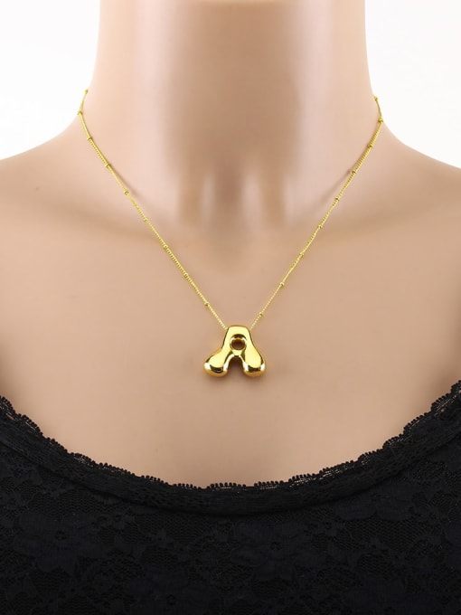 Brass Yellow gold Initial Letter