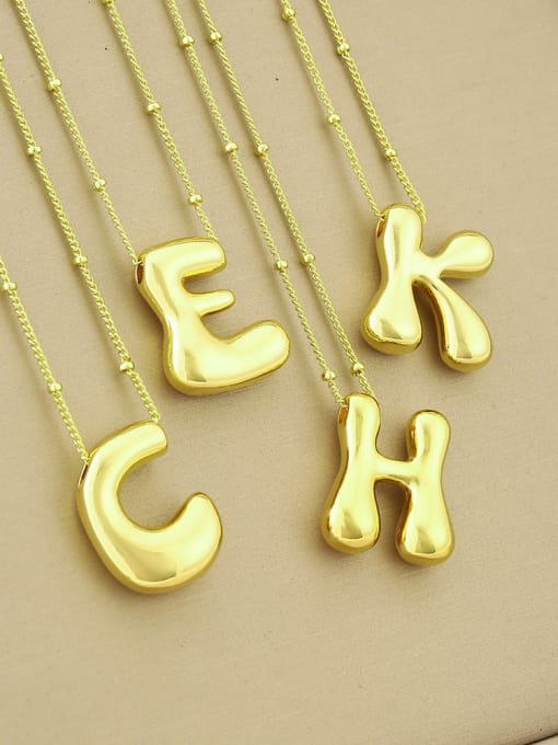 Brass Yellow gold Initial Letter