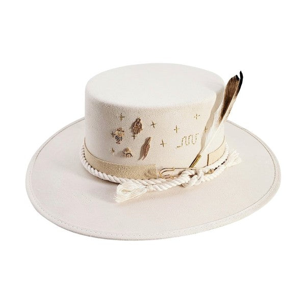 Beige Shell Daring Hat