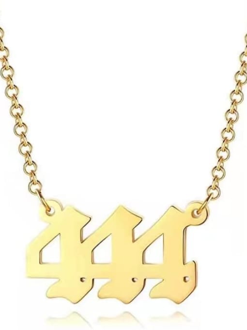 18k gold tripple number