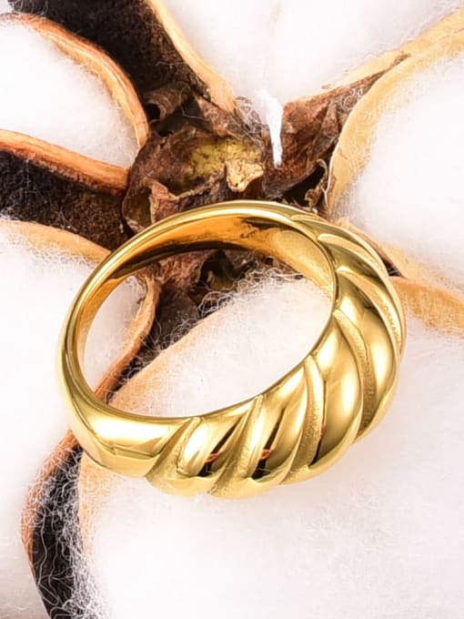 18K Gold Rope Ring