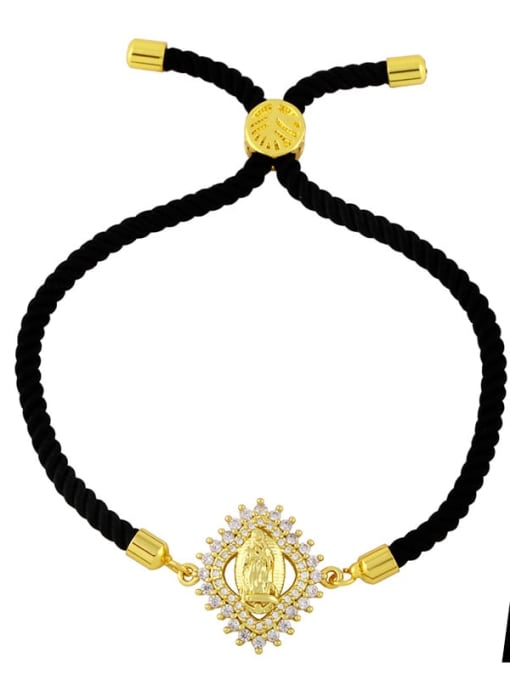 Virgen Maria Rope Bracelet