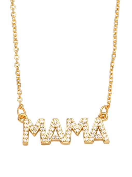 14k gold MAMA vintage Necklace