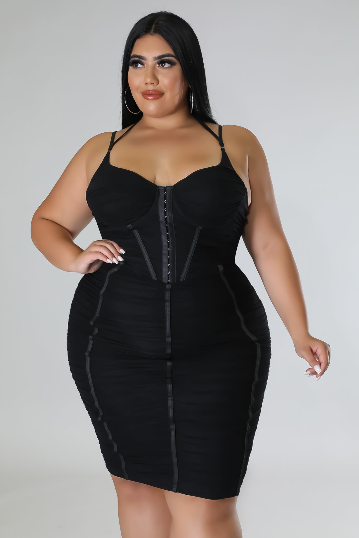 Curvy Night Girl Mini Dress