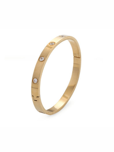 14k Gold Plated Love Bangel bracelet