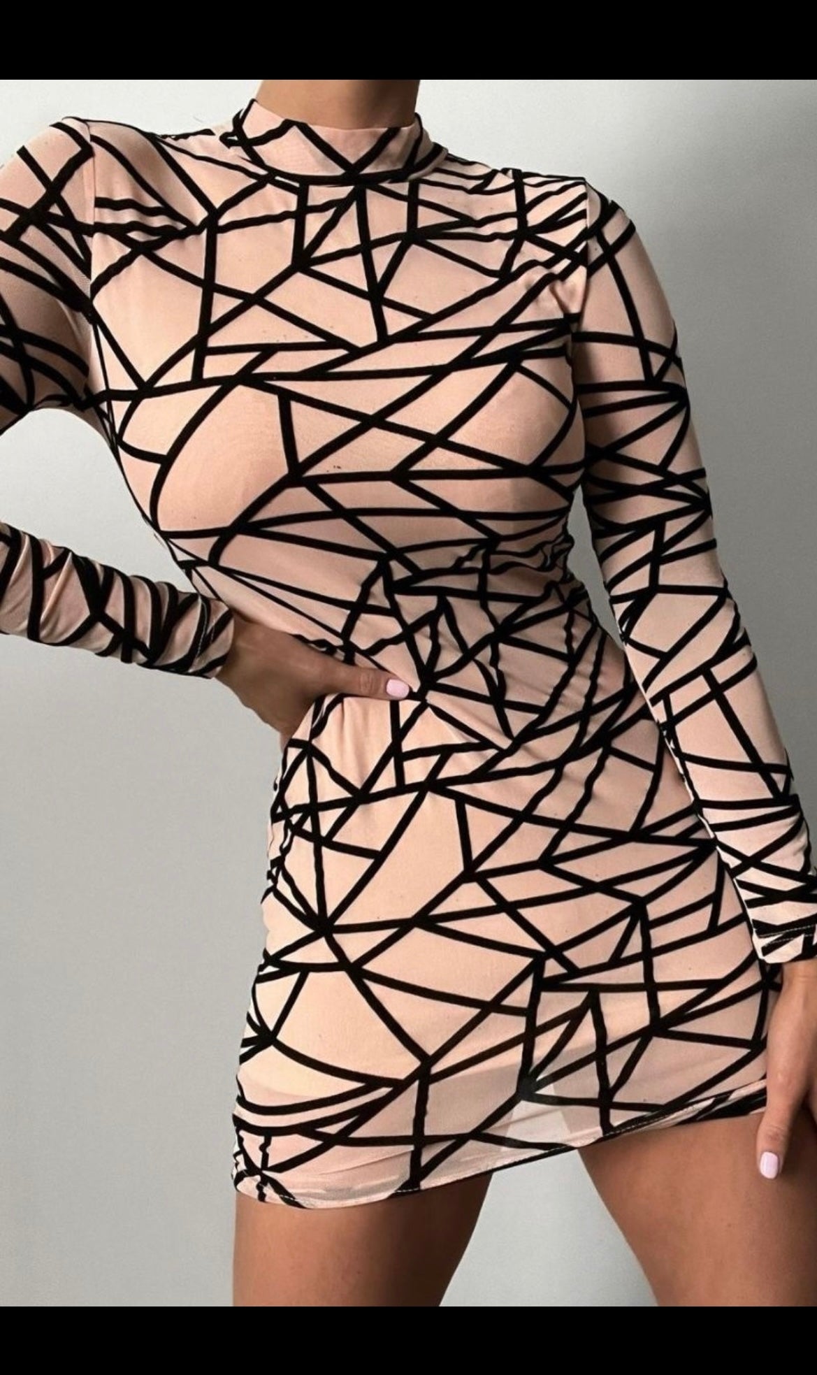 Abstract mini Dress