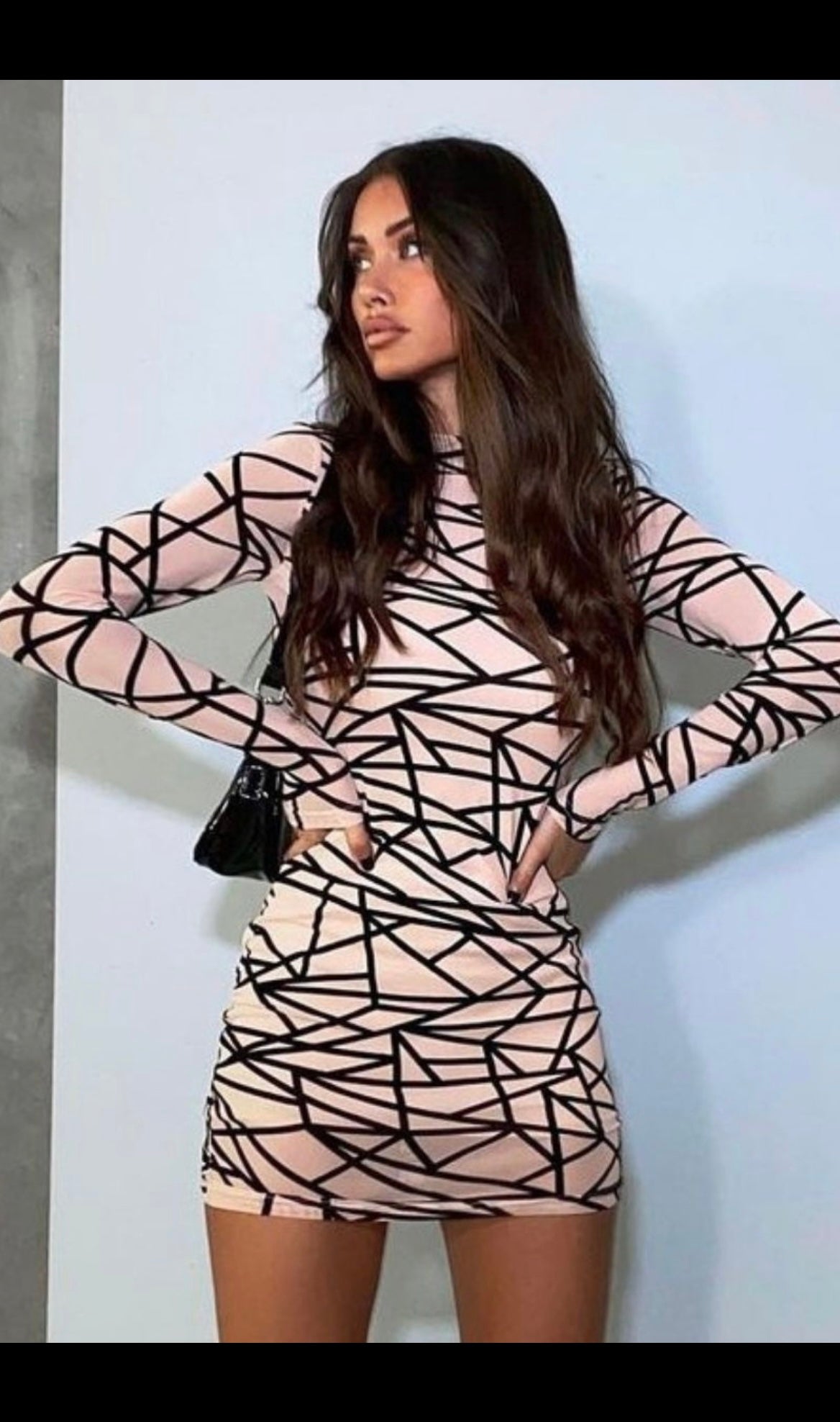 Abstract mini Dress