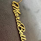 Custom 14k gold Name necklace